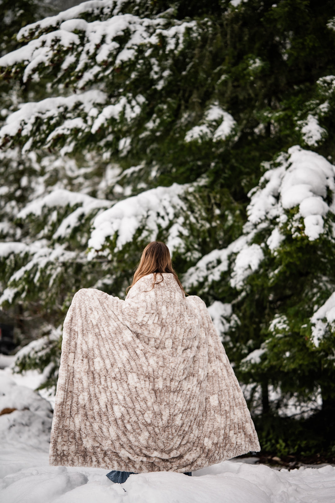 Snow Leopard Minky Blanket