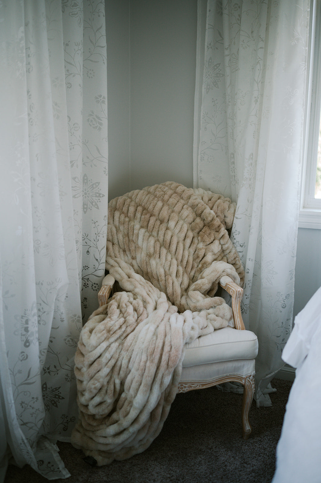 Caramel Swirl Double-sided Minky Blanket