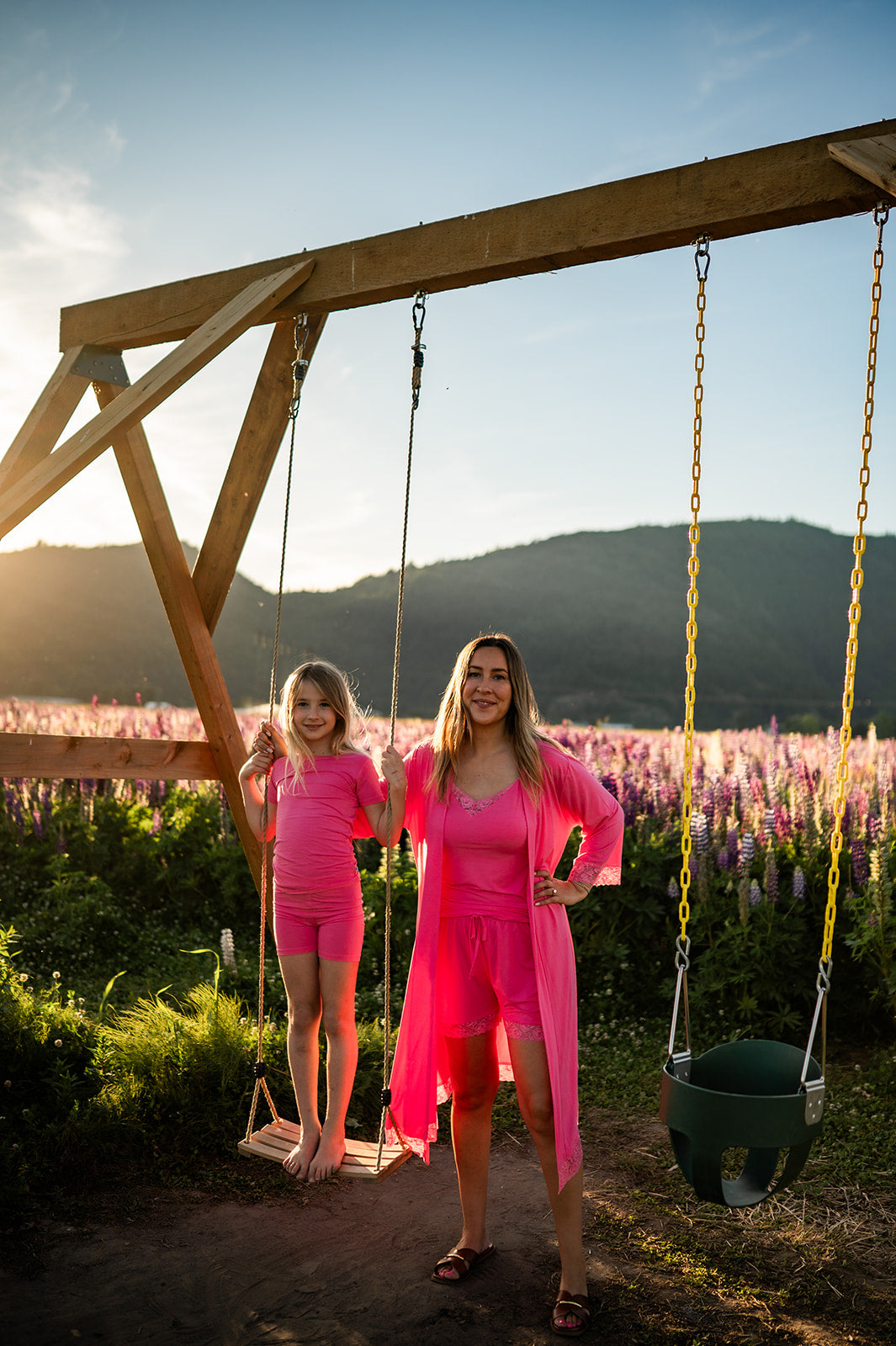 Kids Short PJ Set - Pink Lemonade
