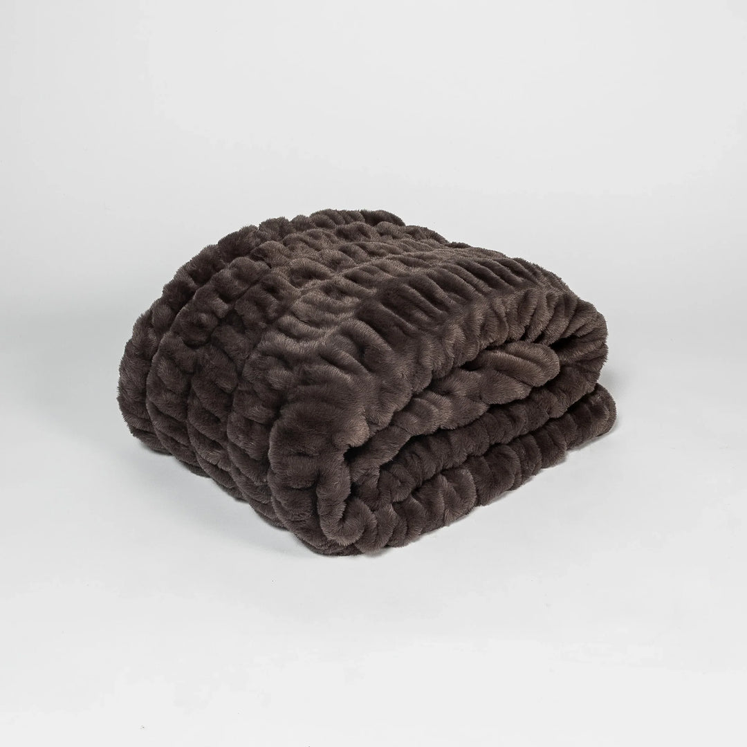 Dark Chocolate Minky Blanket