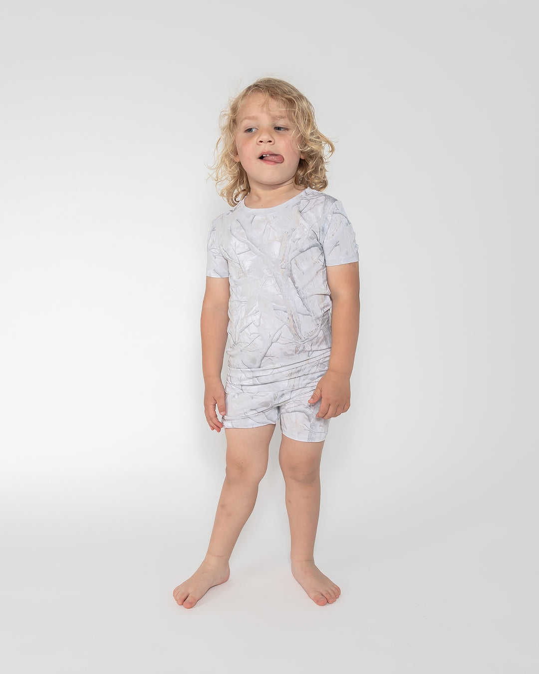 Kids Short PJ Set - Camo