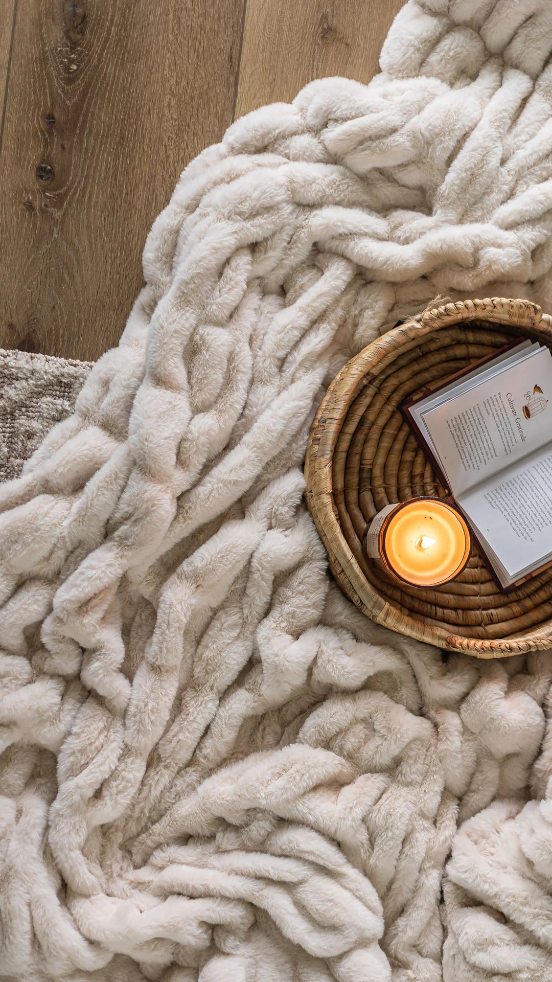 Off-White Minky Blanket