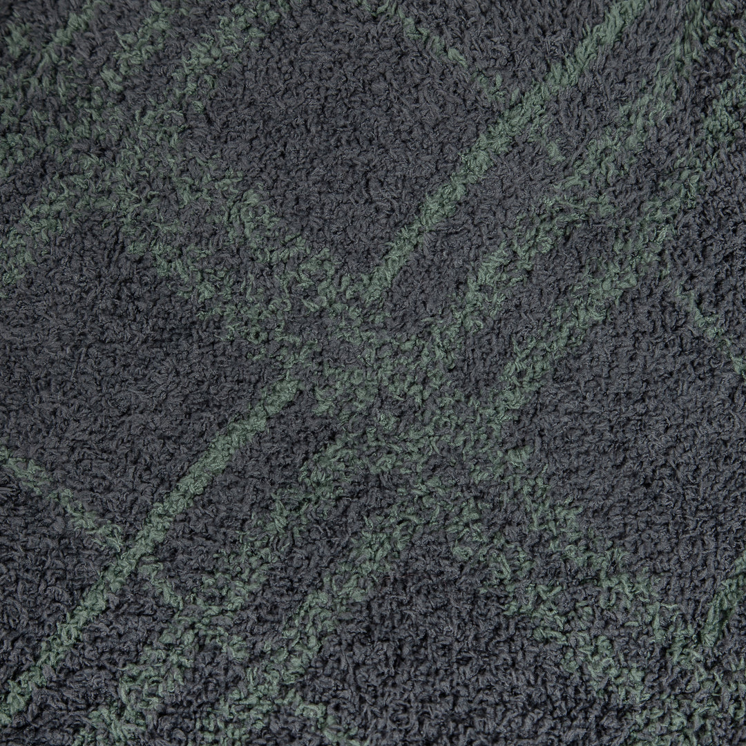 Forest and Turbulence Plaid Print Throw