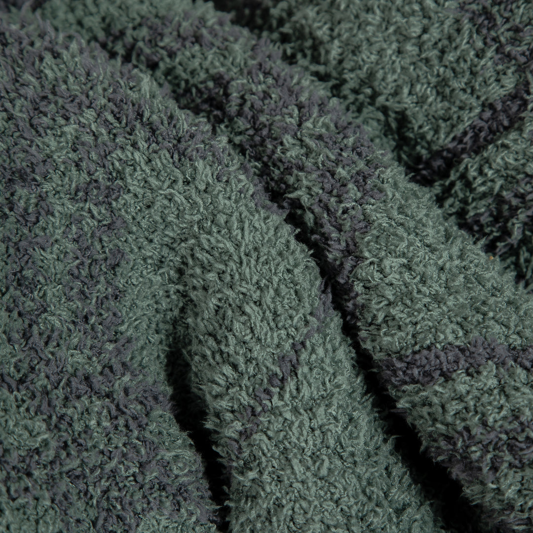 Forest and Turbulence Plaid Print Throw
