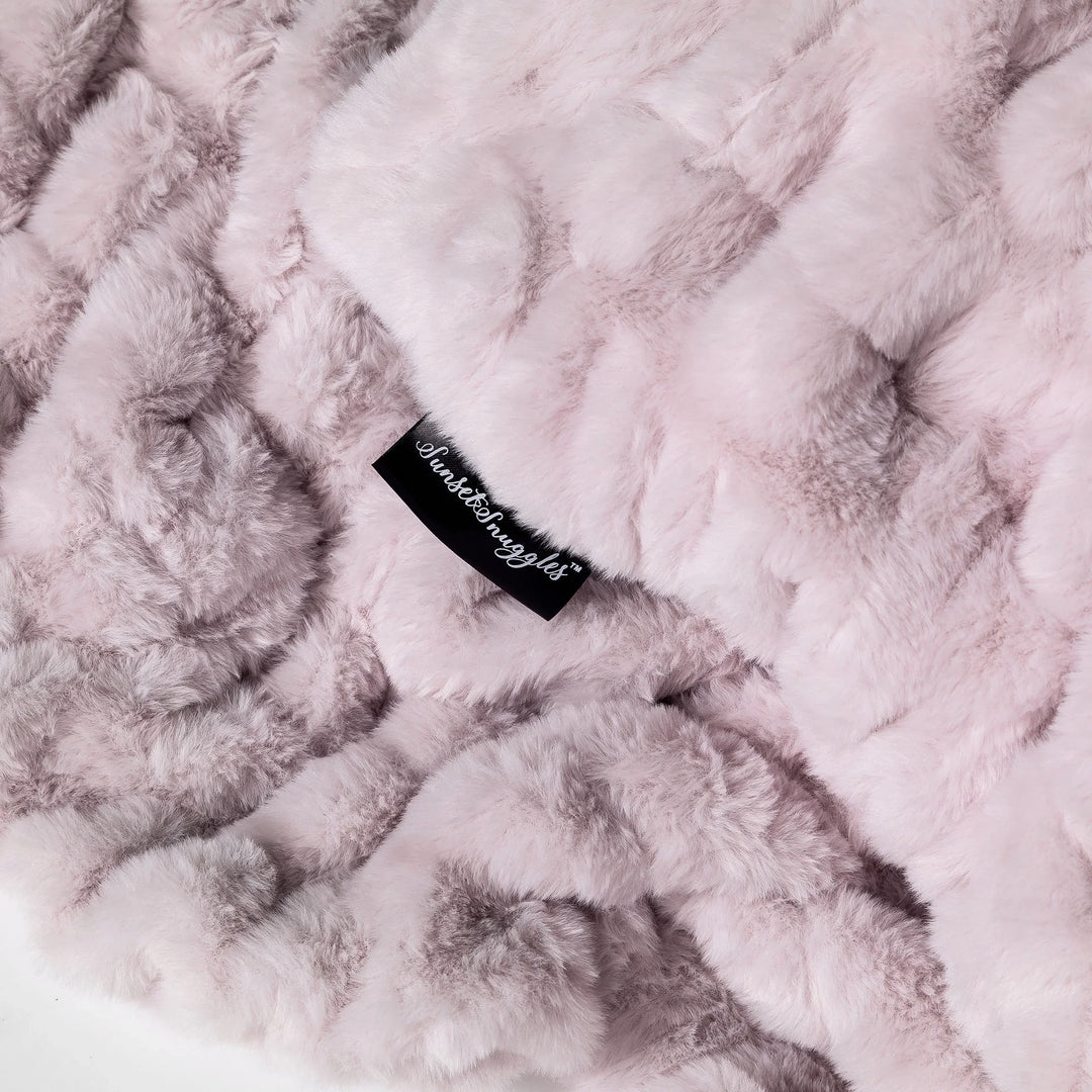 Lavender Lilac Minky Blanket