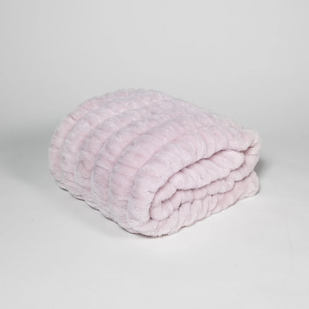 Lavender Lilac Minky Blanket