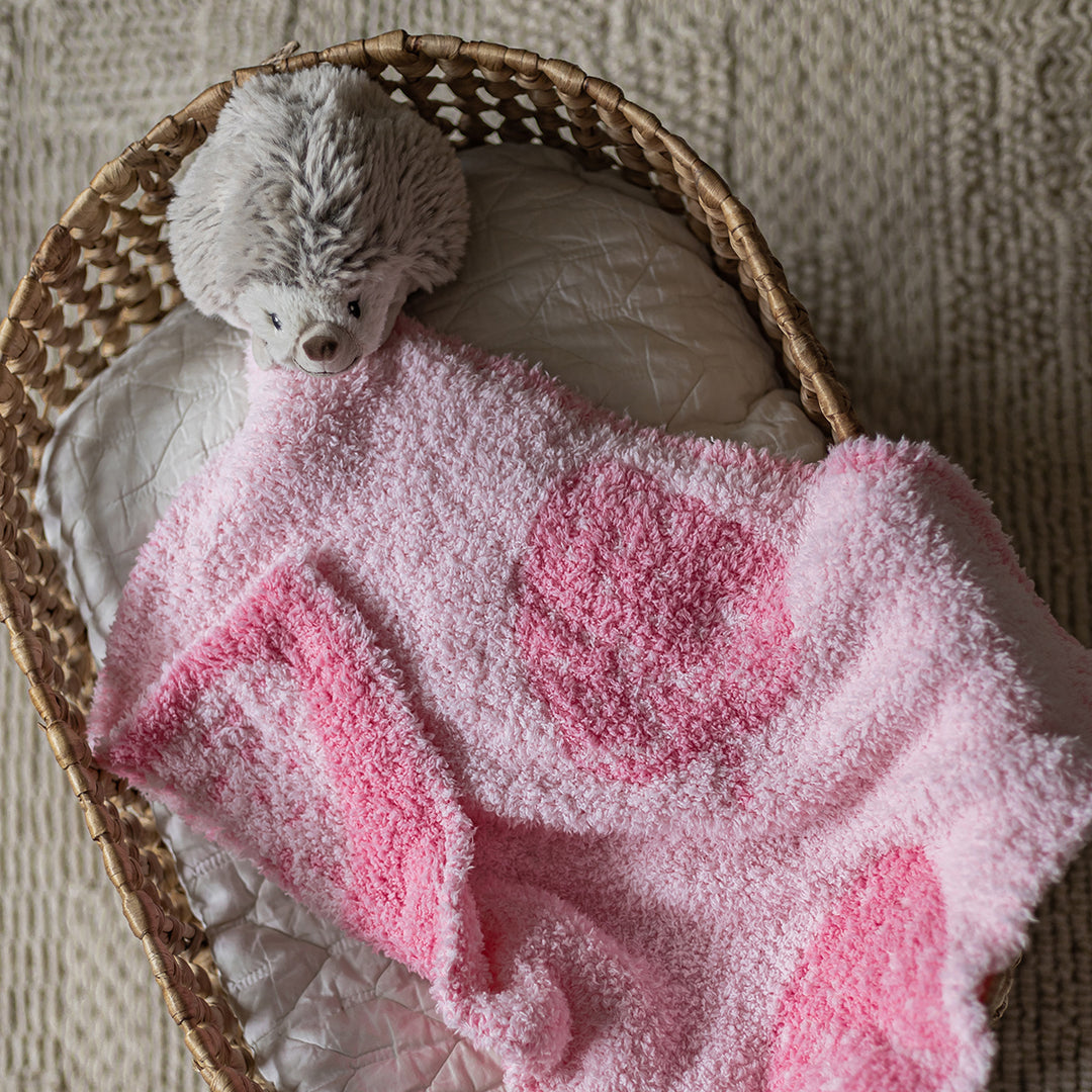 Cotton Candy Strawberry Print Lovey