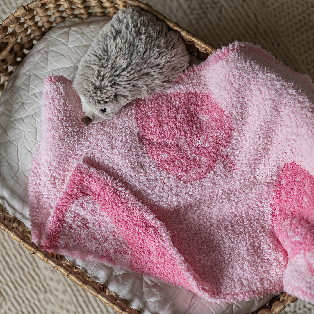Cotton Candy Strawberry Print Lovey