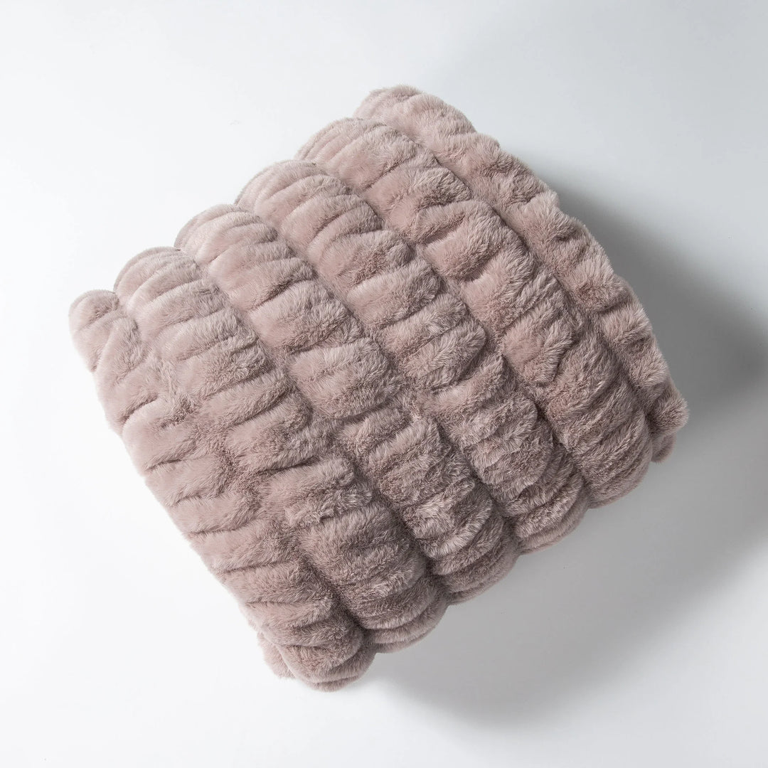 Milk Chocolate Mauve Minky Blanket