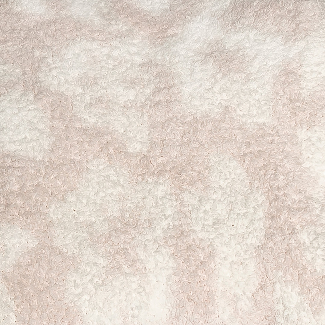 Primrose Pink and Soft White Vintage Floral Print Extended Throw