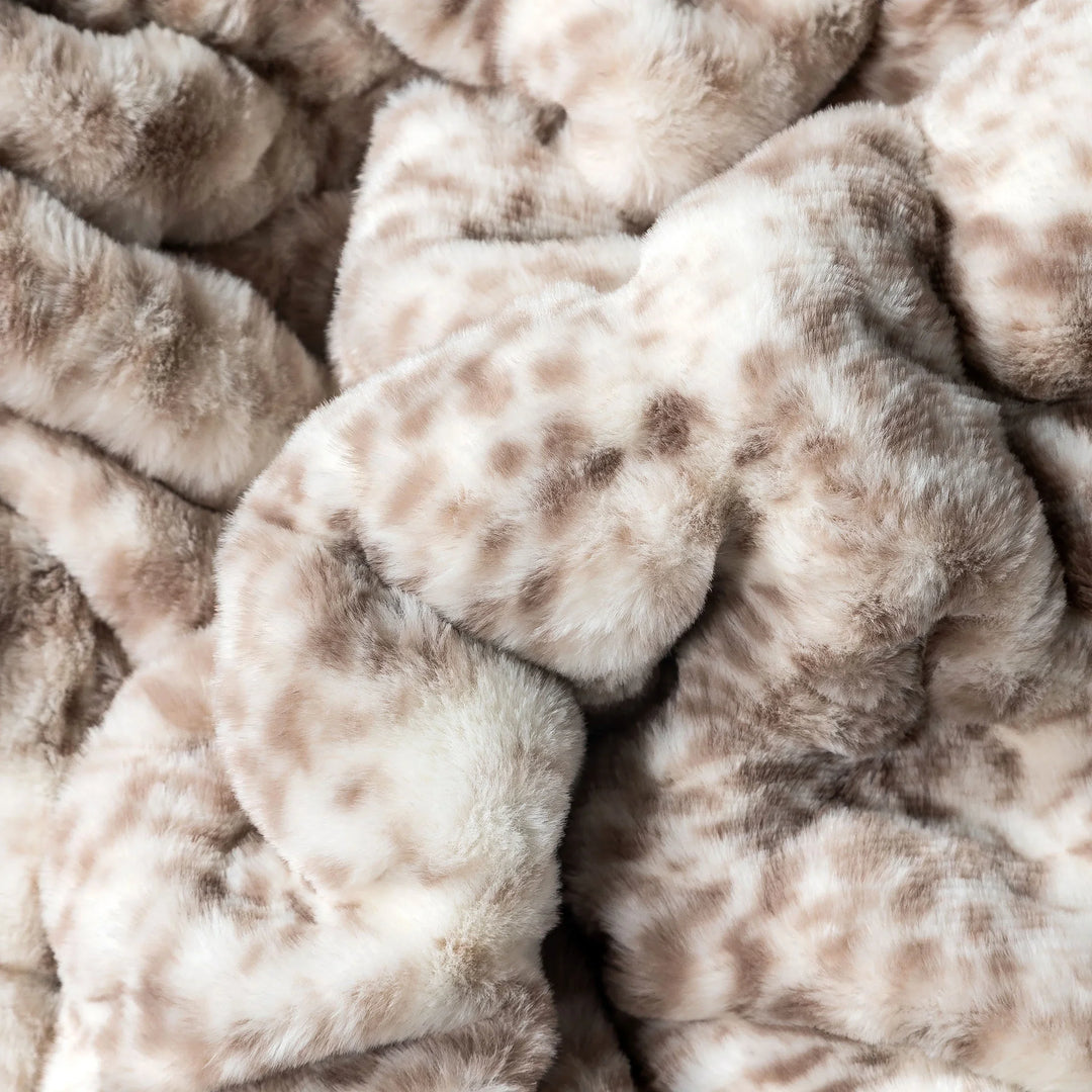 Snow Leopard Minky Blanket