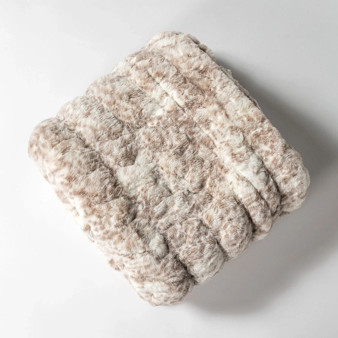 Snow Leopard Minky Blanket