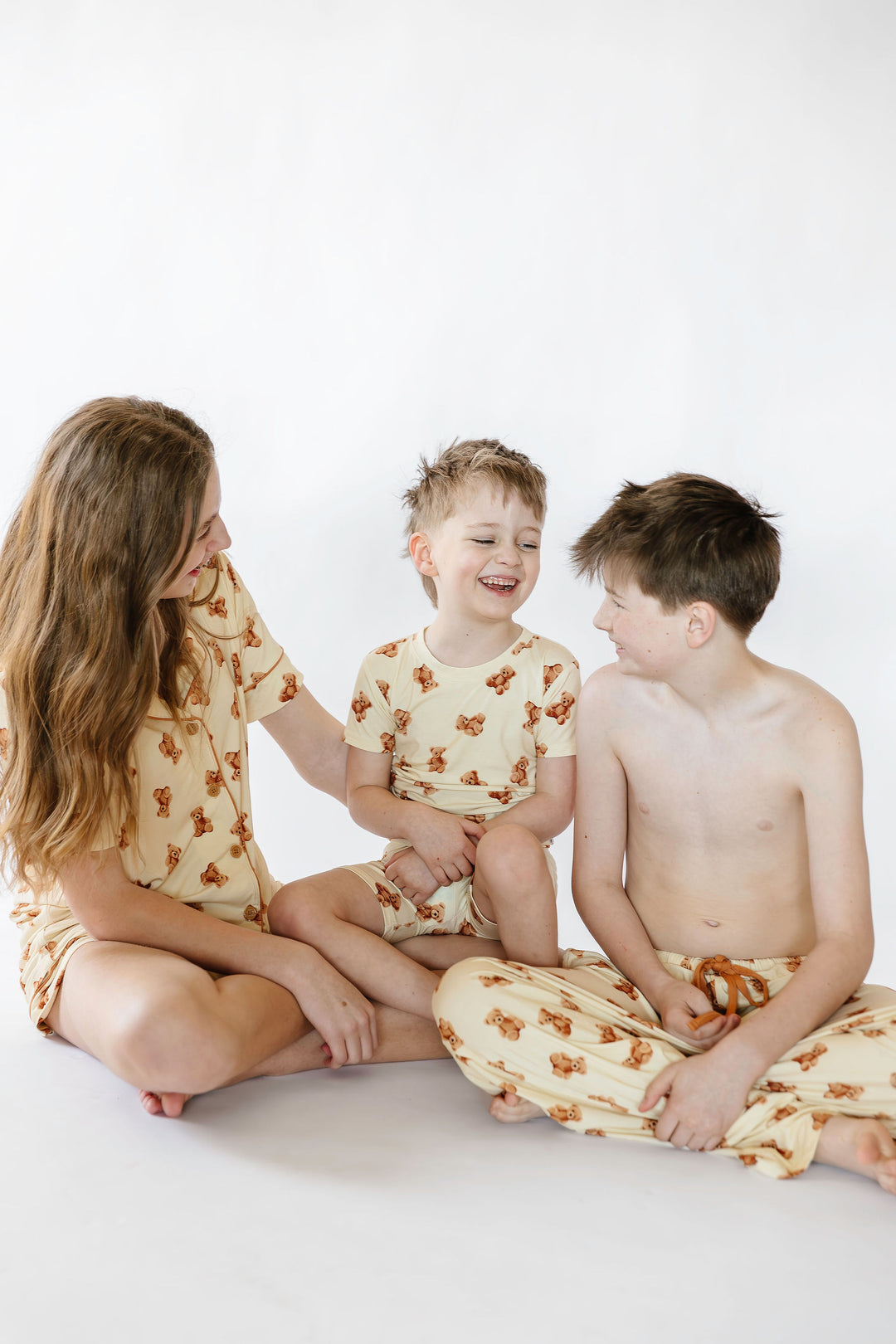 Kids Teddy Bear Pajama Shorts