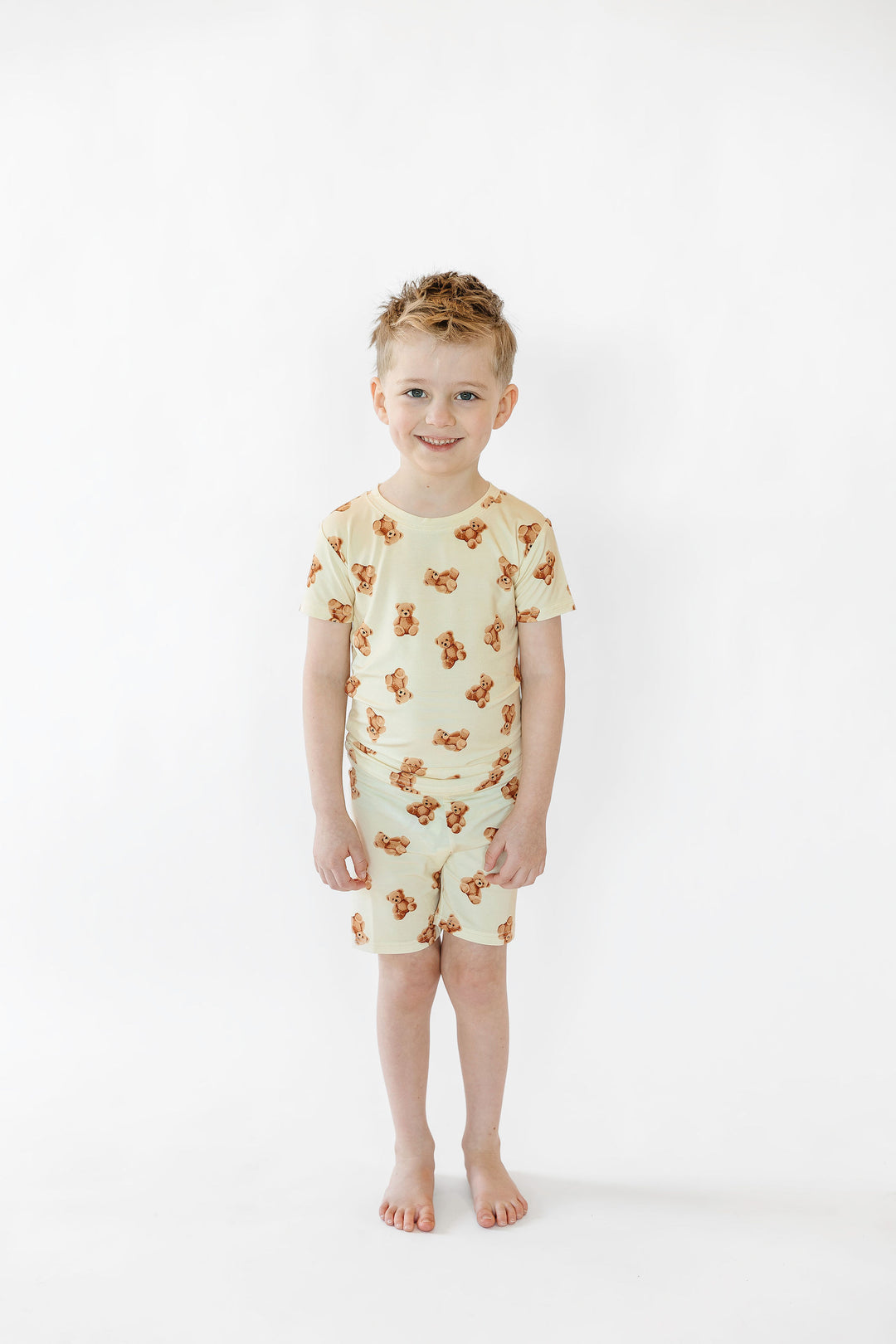 Kids Teddy Bear Pajama Shorts