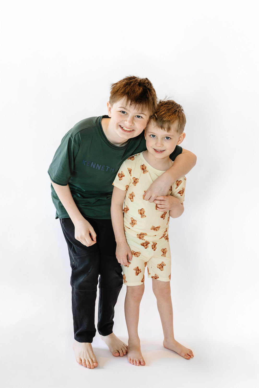 Kids Teddy Bear Long Sleeve Pajama Shirt
