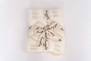 diamond point marshmallow birch lovey baby blanket