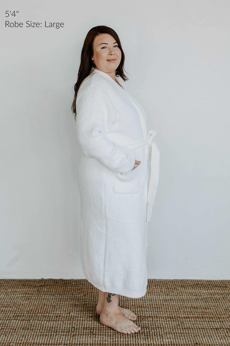 Só Plush Robe Coconut cream - Sunset Snuggles