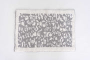 leopard ultimate grey and white toddler baby blanket flip side