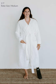 Só Plush Robe Coconut cream - Sunset Snuggles
