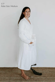 Só Plush Robe Coconut cream - Sunset Snuggles