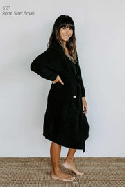 Só Plush Robe Onyx - Sunset Snuggles