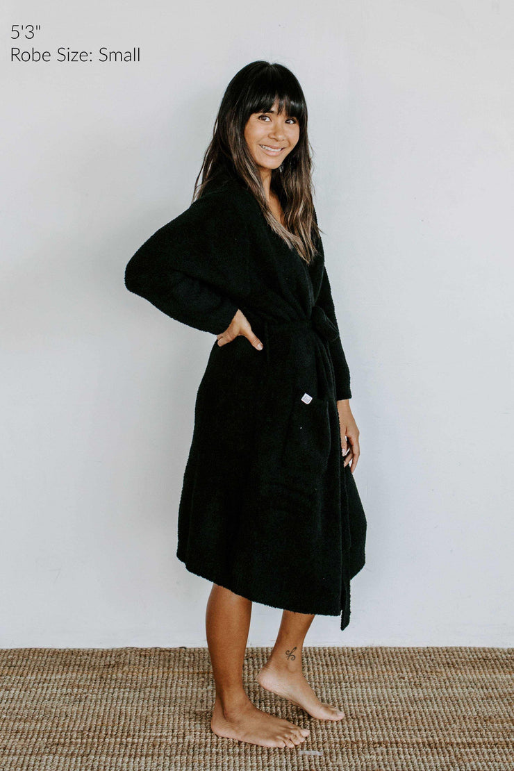 Só Plush Robe Onyx - Sunset Snuggles