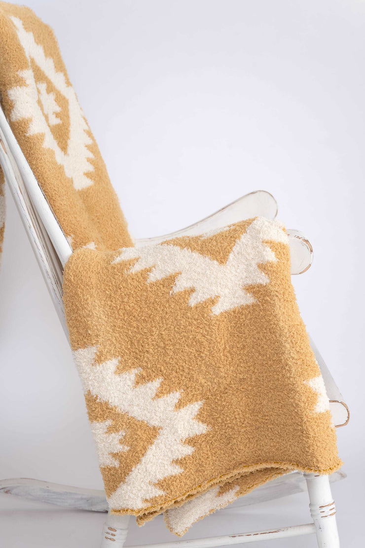 southwest south west caramel butter fluffy soft blanket