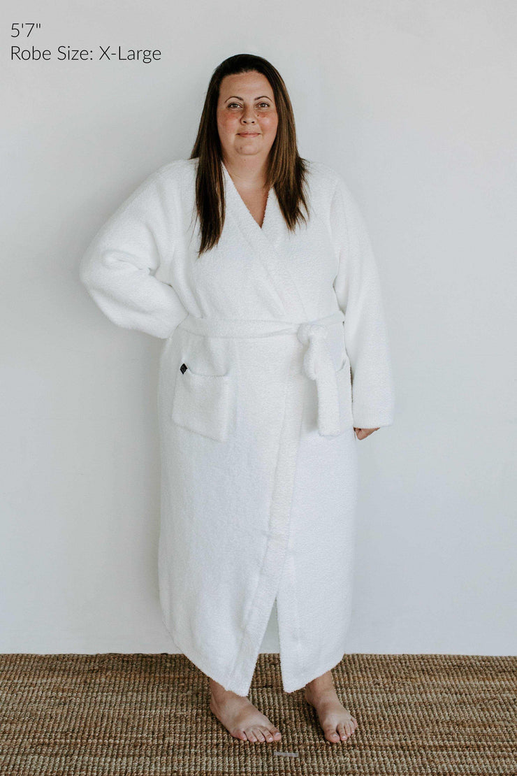 Só Plush Robe Coconut cream - Sunset Snuggles