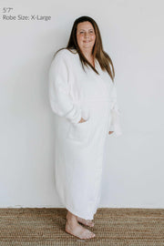 Só Plush Robe Coconut cream - Sunset Snuggles