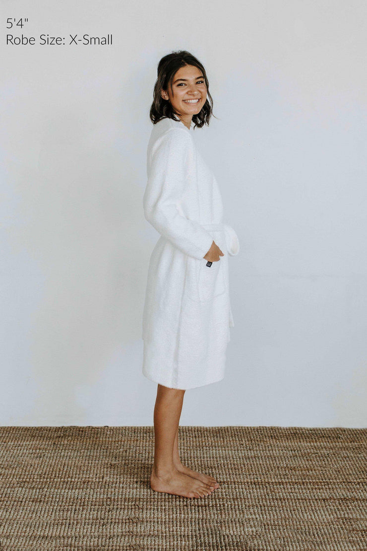 Só Plush Robe Coconut cream - Sunset Snuggles