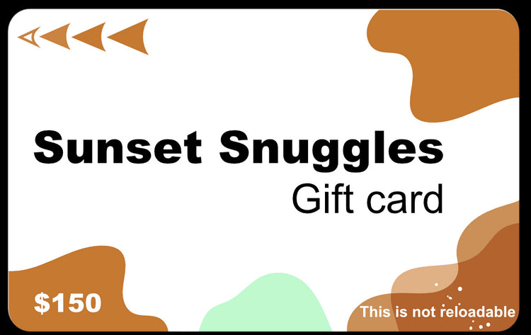 Sunset Snuggles Gift cards - Sunset Snuggles
