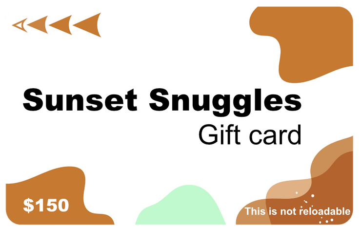 Sunset Snuggles Gift cards - Sunset Snuggles