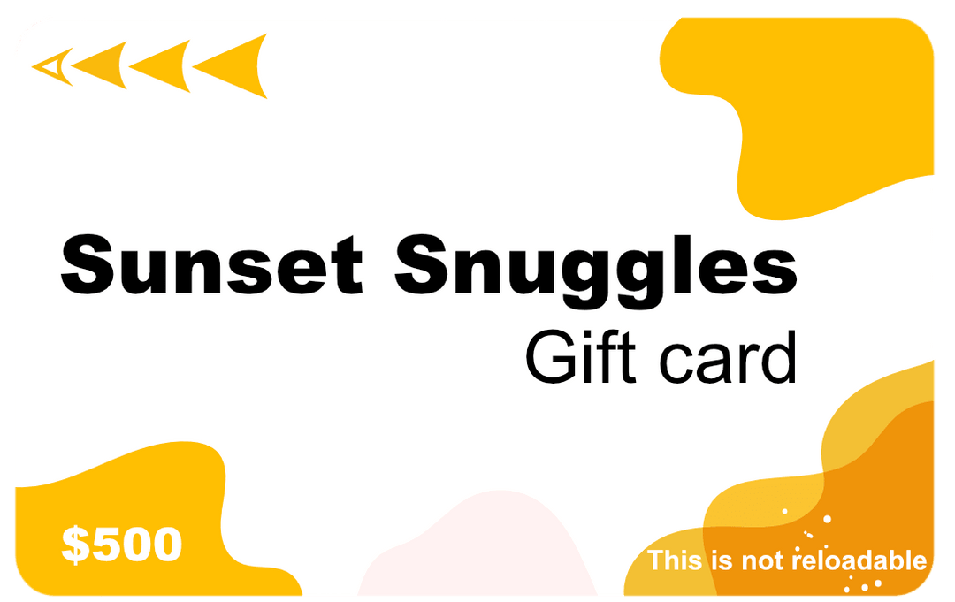 Sunset Snuggles Gift cards - Sunset Snuggles