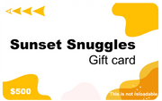 Sunset Snuggles Gift cards - Sunset Snuggles