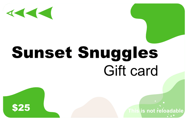 Sunset Snuggles Gift cards - Sunset Snuggles