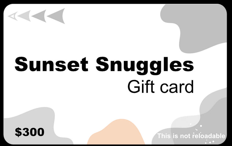 Sunset Snuggles Gift cards - Sunset Snuggles