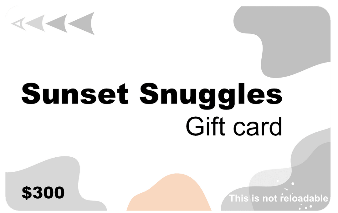 Sunset Snuggles Gift cards - Sunset Snuggles