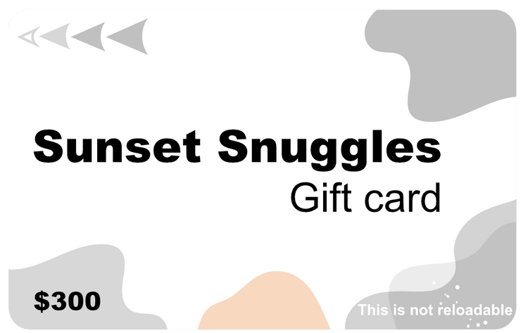 Sunset Snuggles Gift cards - Sunset Snuggles